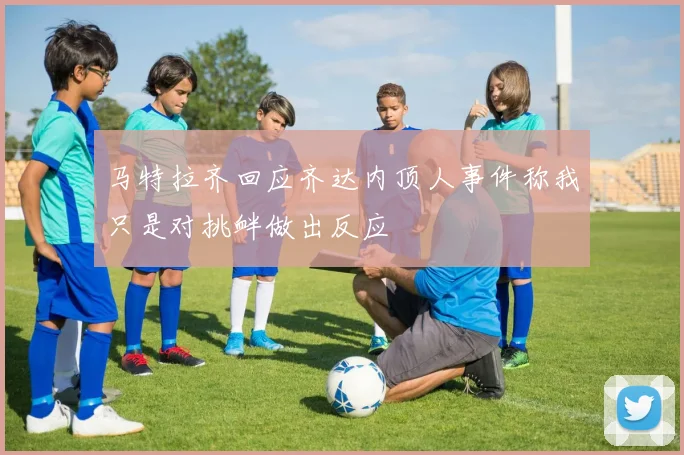 马特拉齐回应齐达内顶人事件称我只是对挑衅做出反应